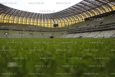 Gdansk. Budowa stadionu PGE Arena Gdansk. Obiekt ten...