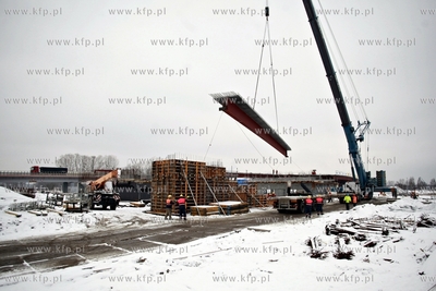 Gdansk. Trwa budowa Trasy Sucharskiego, która to ma...