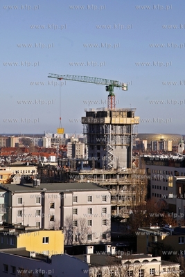 Gdansk. Centrum biurowe Neptun w budowie. 28.12.2012...
