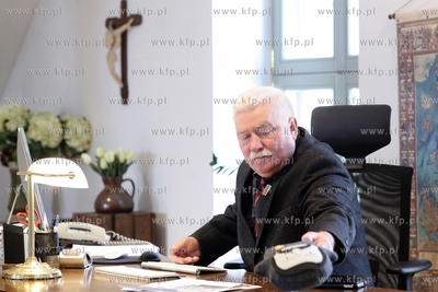 Wizyta Ambasadora USA  Stephena Mulla u Lecha Walesy...