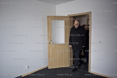 Uroczystość wręczenia kluczy lokatorom budynków...