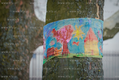 Wiosenne „szaliczki”- plakaty na powitanie wiosnyw...