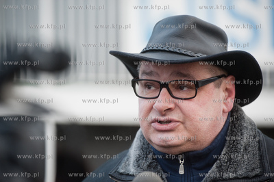 Gdansk. Nowy Port. Konferencja prasowa radnych Prawa...