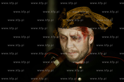 Gdansk. Teatr Wybrzeze. Proba spektaklu pt. Martwe...