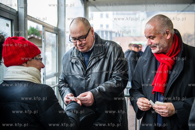 Gdansk. Targ Weglowy. XXIII Wigilia dla ubogich, samotnych...