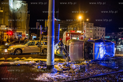 Gdansk. Wrzeszcz. Skrzyzowanie Alei Grunwaldziej i...