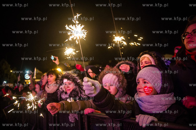 Gdansk. Targ Weglowy. 23 Final Wielkiej Orkiestry Swiatecznej...