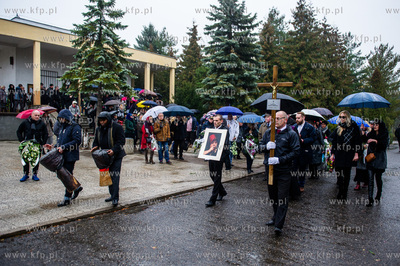 Gdansk. Cmentarz Lostowicki. Pogrzeb Magdy Kunickiej...