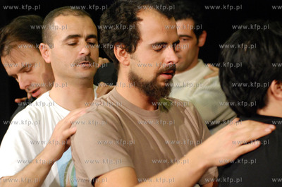 Grupa mlodych Palestynczykow gosci w Gdyni. To wydarzenie,...