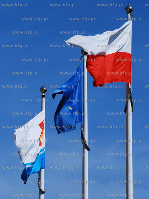 Dzien Flagi Rzeczypospolitej Polskiej na Skwerze Kosciuszki...