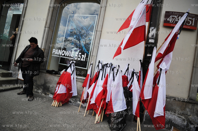Pozegnanie pary Prezydenckiej na Krakowskim Przedmeisciu...
