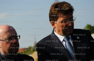 Gdansk Letnica. Teren budowy stadionu pilkarskego PGE...