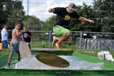 Gdansk. Plac Zebran Ludowych. Festiwal Sportow Ekstremalnych...