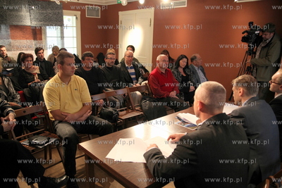 Sopot - Dworek Sierakowskich. Konferencja prasowa ruchu...