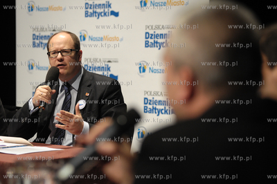 Polityczna debata kandydatow na prezydenta miasta Gdansk...