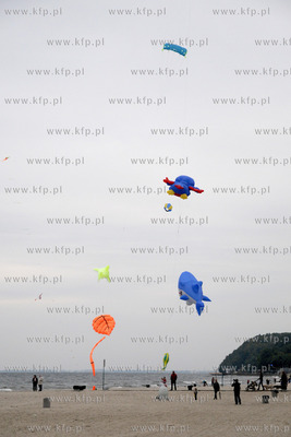 Przepiekne latawce wielkie i mniejsze krolowaly na...