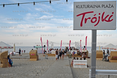Sopot. Kulturalna Plaza Trojki kolo klubu Atelier....