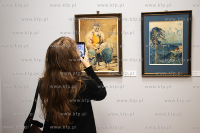 Wernisaż wystawy malarstwa Mariana Mokwy w Pruszczu...