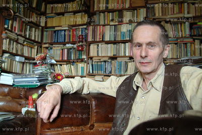 Andrzej Waskiewicz - poeta z Gdanska. 27.09.2002 fot....