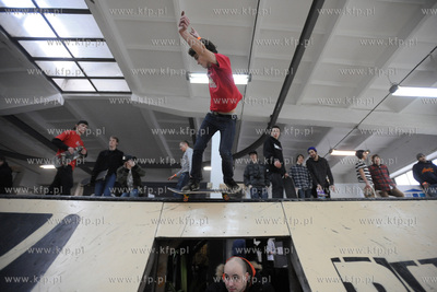 Gdansk. W jednej z hal na terenach byłej Stoczni Gdanskiej...