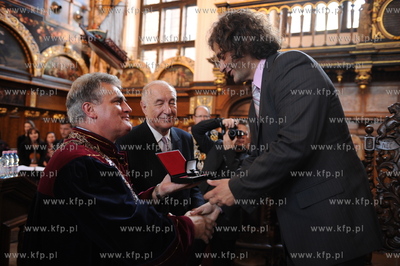 Gdansk, Dwor Artusa. Po raz kolejny wreczono medale...