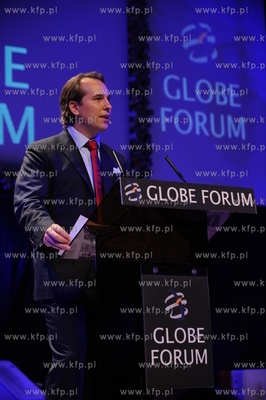 Gdansk, GLOBE FORUM 2009. Nz Johan Gorecki - pomyslodawca...