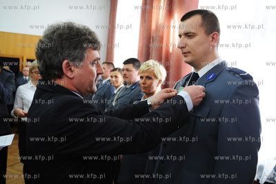 Gdansk, Komenda Wojewodzka Policji. Jerzy Miller, Minister...