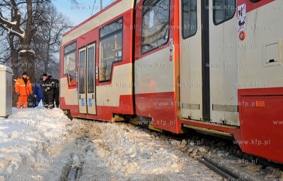Na wysokosci Bramy Oliwskiej przed godz. 9:00 wykoleil...