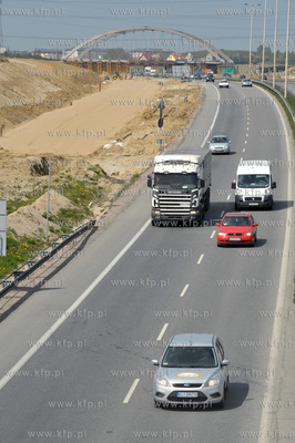 Budowa Obwodnicy Poludniowej Gdanska - wezel Straszyn.06.05.2011Fot....