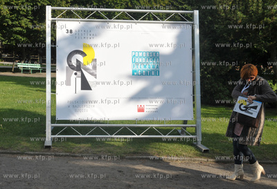Billboard reklamujacy 38 Gdynia Festiwal Filmowy ustawiony...