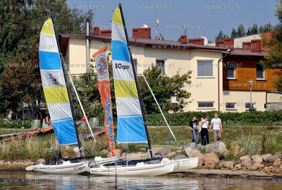 Chalupy na Polwyspie Helskim. Windsurfing od strony...