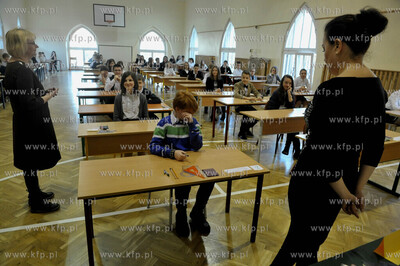 Gdansk.Szkola Podstawowa nr 50. Ogolnopolski test sprawdzajacy...