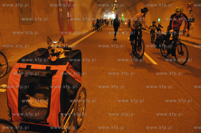 Dzien otwarty tunelu pod Martwa Wisla w Gdansku. To...