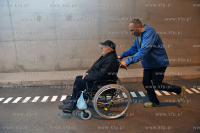 Dzien otwarty tunelu pod Martwa Wisla w Gdansku. To...