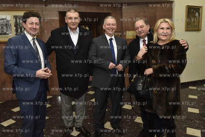 Gdańsk, Dwór Artusa. Noworoczna lampka szampana,...