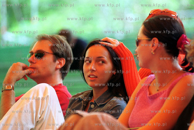 Festiwal Piosenki w Sopocie. Alsou na widowni przed...