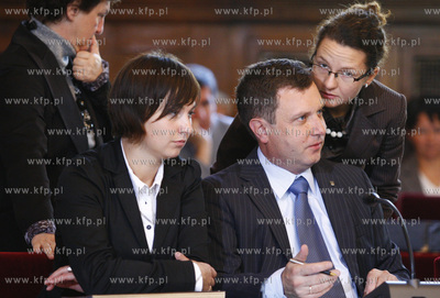 Sopot. Sesja Rady Miasta. Nz Prezydent Sopotu Jacek...