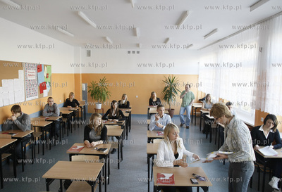 Gdansk. Liceum Ogolnoksztalcace nr. XV. Matura probna...