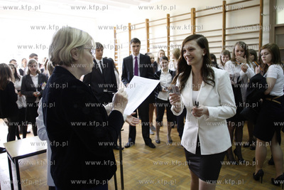 Gdansk. II Liceum Ogolnoksztalcace. Pisemna matura...