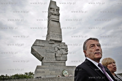 Gdansk Westerplatte. Delegacja Niemieckiej Federacji...