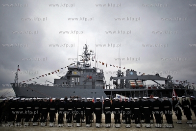 Gdynia Oksywie. Port Wojenny. Uroczystosc objecia przez...