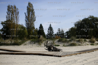 Uroczystośc otwarcia sztucznej wydmy na terenie Stacji...