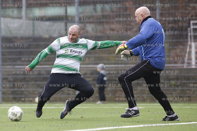 Gdansk. Boisko przy ul. Traugutta.  Noworoczny mecz...
