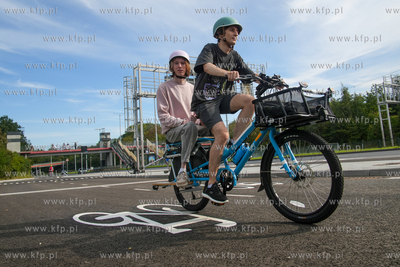 Przejazd rowerowy związany z otwarciem Ekostrady wzdłuż...