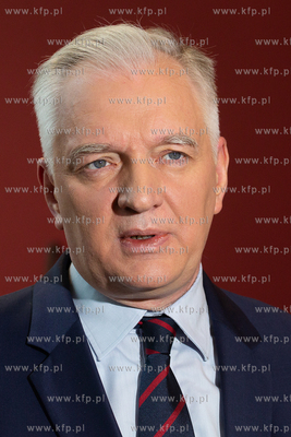 Kraków, Open Eyes Economy Summit. Nz. Jarosław Gowin,...