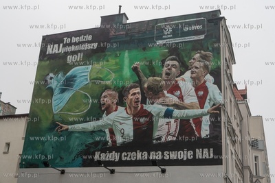 Gdańsk Wrzeszcz, Al. Grunwaldzka. Mural Grupy Lotos,...