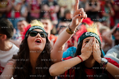 Gdansk. Fanzone - Strefa Kibica. Relacja meczu Mistrzostw...