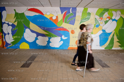 Gdansk. Przejscie podziemne w poblizu Gdanskiego Uniwersytetu...