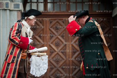 Gdansk. Zlot Zaglowcow Baltic Sail Gdansk 2013. Przemarsz...