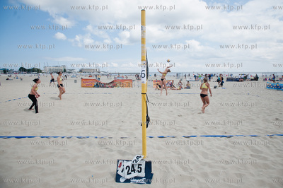 Gdynia. Plaza miejska. Akademicki Puchar Polski w siatkowce...